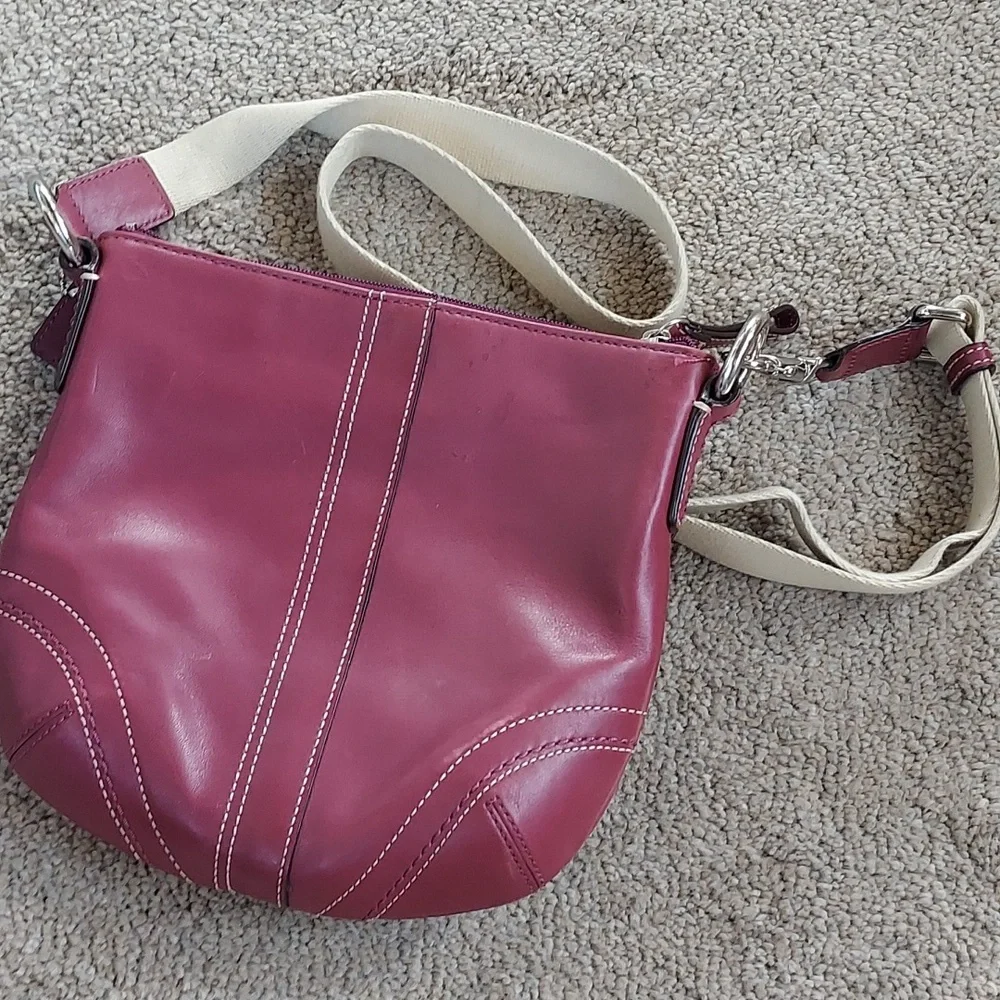 COACH Crossbody Swingpack with Cloth Strap - Picture 2 of 8